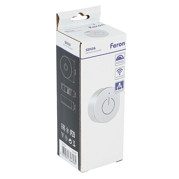 Датчик касания 12-24V 60/120W с кабелем (25 см) Feron SEN36 52169