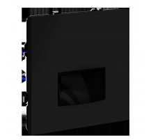 Датчик движения встраиваемый Voltum S70, (черный матовый) VLS070508