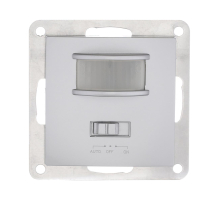 Датчик LK Studio движения скрытой установки для помещений (серебристый металлик) LK60, LK80 867703-1