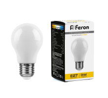 Лампа светодиодная Feron E27 3W матовая LB-375 38266
