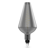 Лампа светодиодная филаментная Gauss E27 8,5W 1800K серая 180802005