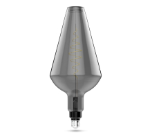 Лампа светодиодная филаментная Gauss E27 8,5W 1800K серая 180802005