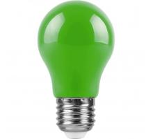 Лампа светодиодная Feron E27 3W зеленая LB-375 25922