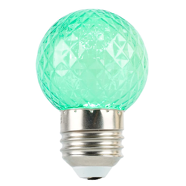 Лампа светодиодная Feron E27 1W зеленая LB-385 52163