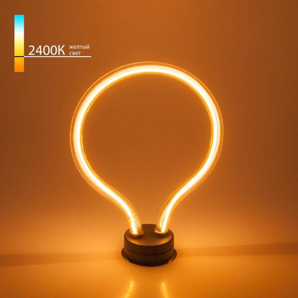Лампа светодиодная филаментная Elektrostandard E27 4W 2400K прозрачная BL150 a043991 Лампа светодиодная филаментная Elektrostandard E27 4W 2400K прозрачная BL150 a043991