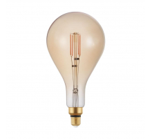 Лампа светодиодная диммируемая филаментная Eglo E27 4W 2200K янтарная 12592
