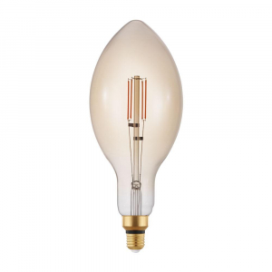 Лампа светодиодная диммируемая филаментная Eglo E27 4W 2200K янтарная 12591