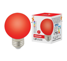 Лампа светодиодная Volpe E27 3W красная LED-G60-3W/Red/E27/FR/С UL-00006959