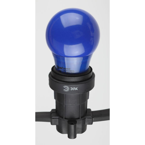Лампа светодиодная ЭРА E27 3W 3000K синяя ERABL50-E27 Б0049578