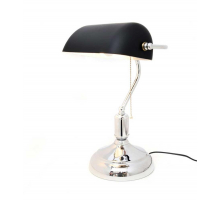 Настольная лампа Lumina Deco Banker LDT 305 BK+CHR