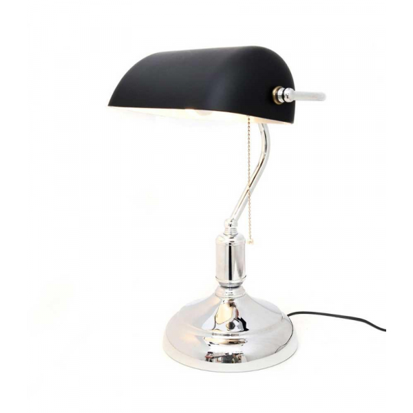 Настольная лампа Lumina Deco Banker LDT 305 BK+CHR Настольная лампа Lumina Deco Banker LDT 305 BK+CHR