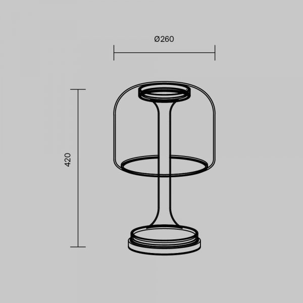 Настольная лампа Maytoni Spirito MOD286TL-L18G3K Настольная лампа Maytoni Spirito MOD286TL-L18G3K