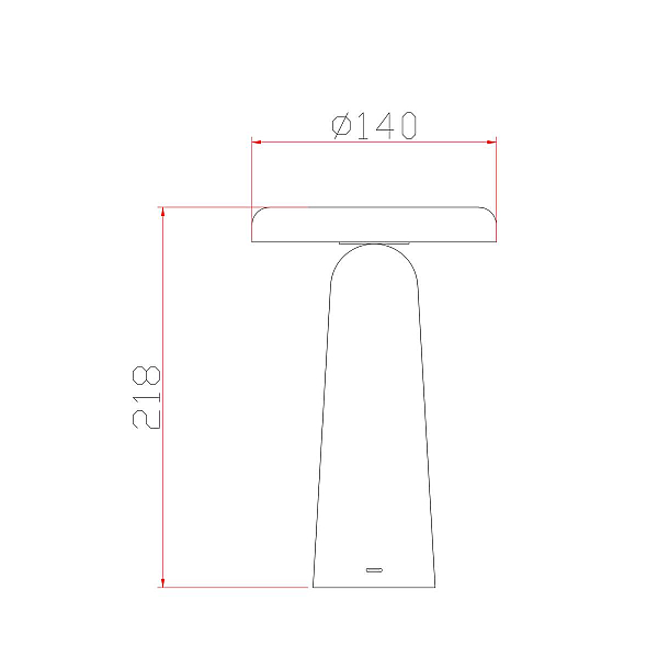 Настольная аккумуляторная лампа Freya Mushroom FR6109TL-L4OR