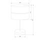 Настольная лампа TK Lighting 5467 Hilton Black Gold