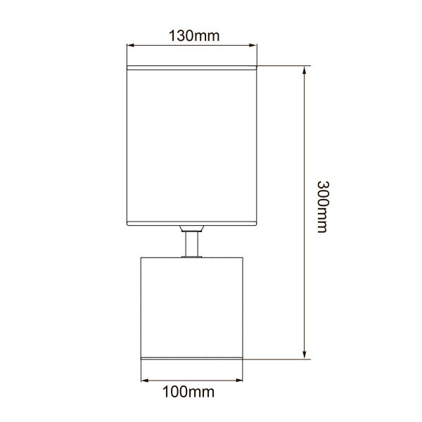Настольная лампа Uniel UML-B306 E14 Gold/Black UL-00012422