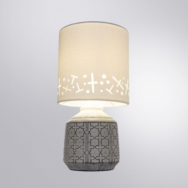 Настольная лампа Arte Lamp Bunda A4007LT-1GY Настольная лампа Arte Lamp Bunda A4007LT-1GY