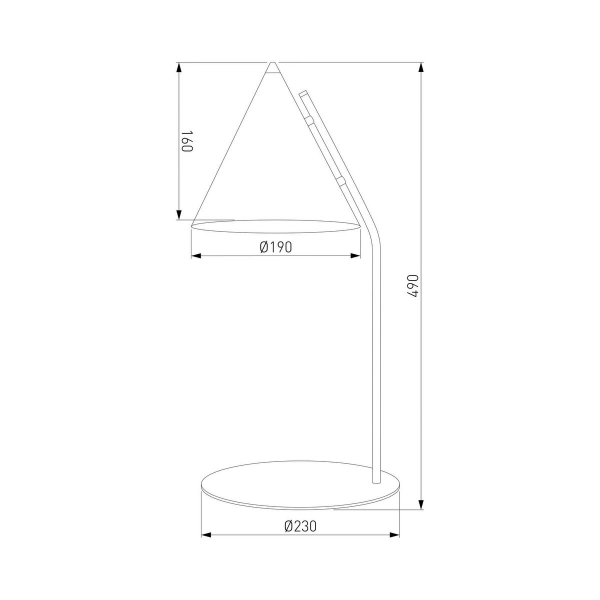 Настольная лампа TK Lighting 16009 Cono Настольная лампа TK Lighting 16009 Cono