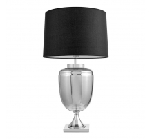 Настольная лампа Lumina Deco Olimpia LDT 304 CHR+BK
