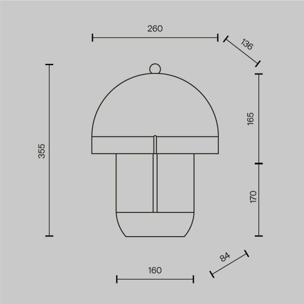 Настольная лампа Maytoni MOD479TL-L14W3K