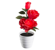 Настольная лампа декоративная Globo Orphelia Роза тройная 28026