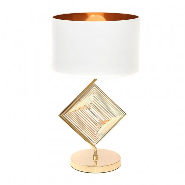 Настольная лампа Lumina Deco Fabi LDT 5529 F.GD+WT Настольная лампа Lumina Deco Fabi LDT 5529 F.GD+WT