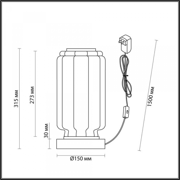 Настольная лампа Odeon Light Exclusive Hightech Jam 5408/10TL Настольная лампа Odeon Light Exclusive Hightech Jam 5408/10TL
