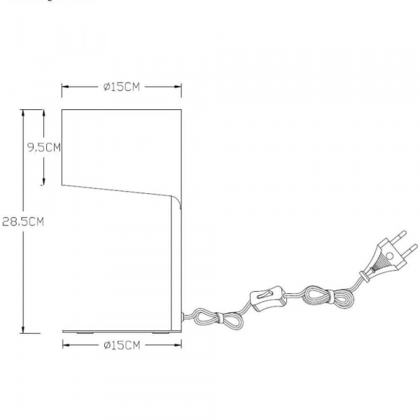 Настольная лампа Lucide Knulle 45504/01/31 Настольная лампа Lucide Knulle 45504/01/31
