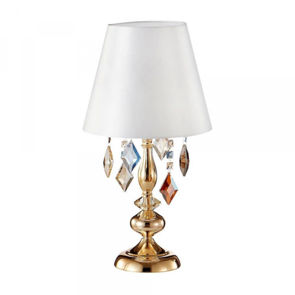 Настольная лампа Crystal Lux Mercedes LG1 Gold/Color Настольная лампа Crystal Lux Mercedes LG1 Gold/Color