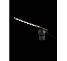 Настольная лампа Alfa Light F3924-41 light black+gol d 5W 30*8*40