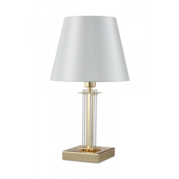 Настольная лампа Crystal Lux Nicolas LG1 Gold/White Настольная лампа Crystal Lux Nicolas LG1 Gold/White