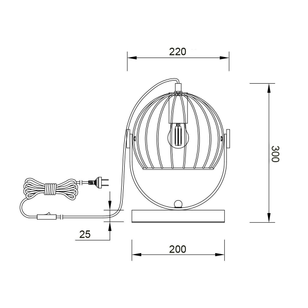 Настольная лампа Vele Luce Pasquale VL6252N01 Настольная лампа Vele Luce Pasquale VL6252N01