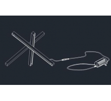 Настольная лампа Alfa Light F3924-42 black 13W 30*30*H2 5