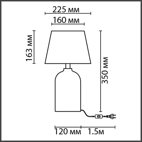 Настольная лампа Lumion Classi Fanna 8216/1T Настольная лампа Lumion Classi Fanna 8216/1T