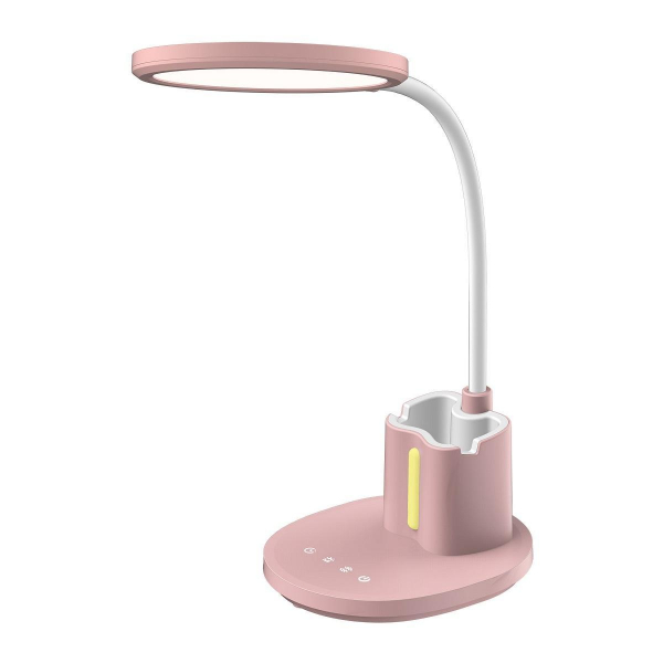 Настольная светодиодная лампа Uniel ULM-D150 15W/3000-6500K/DIM Pink UL-00011293 Настольная светодиодная лампа Uniel ULM-D150 15W/3000-6500K/DIM Pink UL-00011293