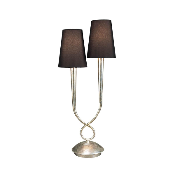Настольная лампа Mantra Paola Painted Silver 3536 Настольная лампа Mantra Paola Painted Silver 3536