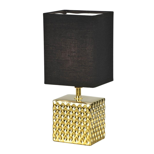 Настольная лампа Uniel UML-B306 E14 Gold/Black UL-00012422 Настольная лампа Uniel UML-B306 E14 Gold/Black UL-00012422