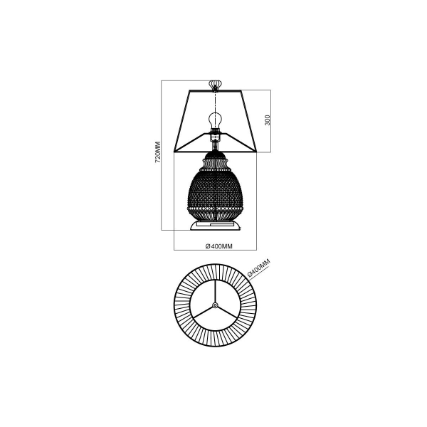 Настольная лампа Vele Luce Fiona VL5623N11 Настольная лампа Vele Luce Fiona VL5623N11