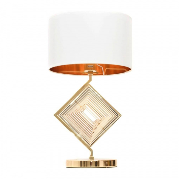 Настольная лампа Lumina Deco Fabi LDT 5529 F.GD+WT Настольная лампа Lumina Deco Fabi LDT 5529 F.GD+WT