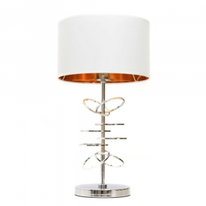 Настольная лампа Lumina Deco Milari LDT 5530 CHR+WT