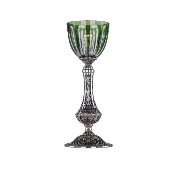 Настольная лампа Bohemia Ivele 71100L/15 NB P1 Clear-Green/H-1H Настольная лампа Bohemia Ivele 71100L/15 NB P1 Clear-Green/H-1H