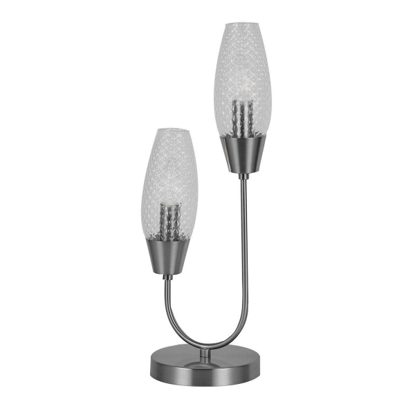 Настольная лампа Escada Desire 10165/2 Nickel Настольная лампа Escada Desire 10165/2 Nickel