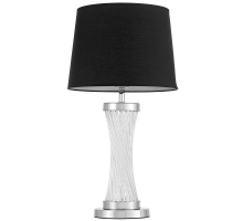 Настольная лампа Lumina Deco Villanova LDT 302 CHR+BK
