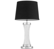 Настольная лампа Lumina Deco Villanova LDT 302 CHR+BK