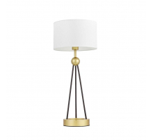 Настольная лампа Lumina Deco Belforte LDT 5527 GD+WT