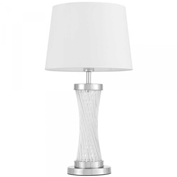 Настольная лампа Lumina Deco Villanova LDT 302 CHR+WT