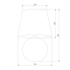 Настольная лампа TK Lighting 16047 Santana