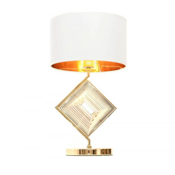 Настольная лампа Lumina Deco Fabi LDT 5529 F.GD+WT Настольная лампа Lumina Deco Fabi LDT 5529 F.GD+WT