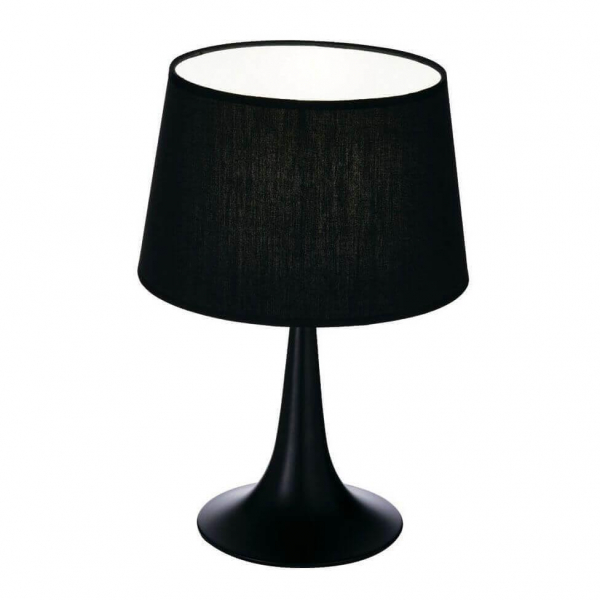 Настольная лампа Ideal Lux London TL1 Small Nero 110554 Настольная лампа Ideal Lux London TL1 Small Nero 110554