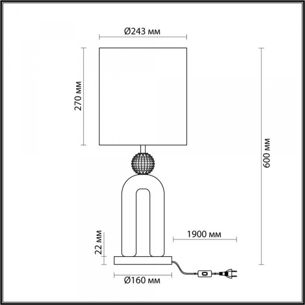 Настольная лампа Odeon Light Exclusive Bagel 5410/1T Настольная лампа Odeon Light Exclusive Bagel 5410/1T