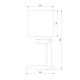 Настольная лампа TK Lighting 5031 Troy Gray